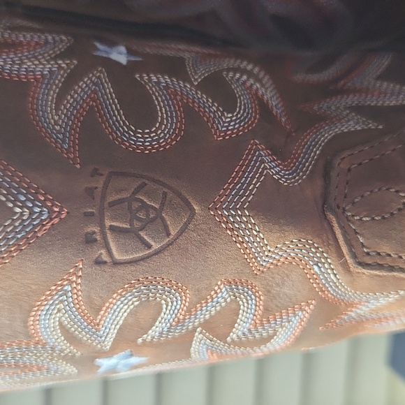 Ariat Driftwood Probaby Performance Boots Round Toe Brown - Picture 16 of 16